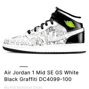 Kids Air Jordan Basketball Shoes. Size 2.5y